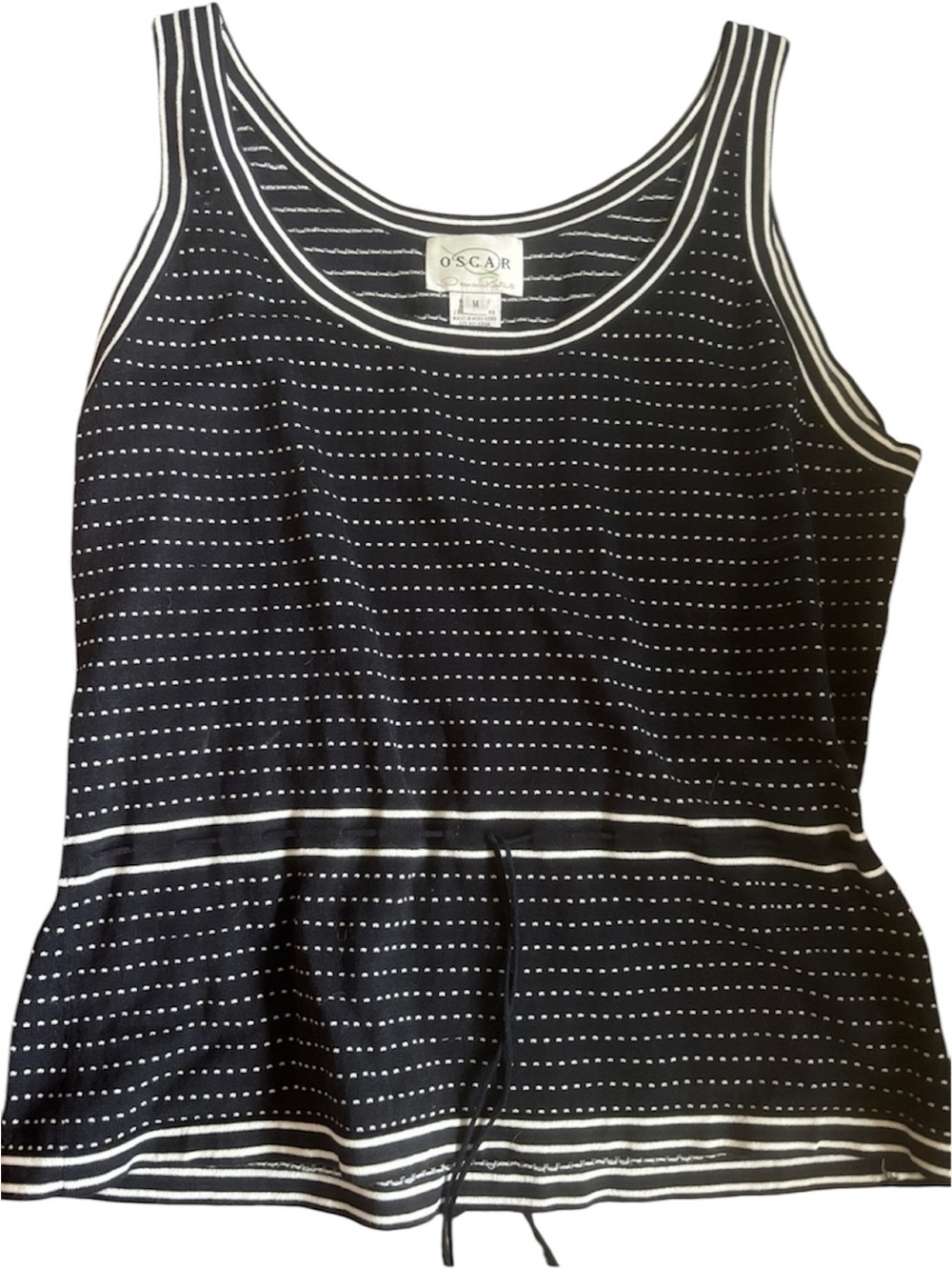 Oscar de la renta sweater vest polka dot